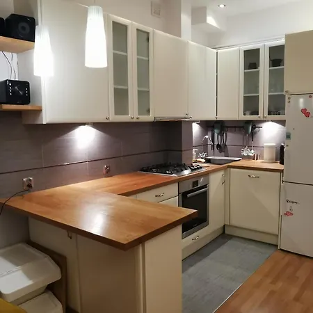 Cozy Spacious Apartment With Balcony Cracovia Esterno foto